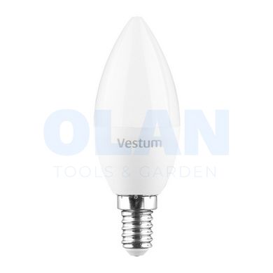 Світлодіодна лампа Vestum LED C37 6W 4100K 220V E14