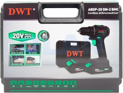 Акумуляторний шрупокрут  DWT ABSP-20 DN-2 BMC