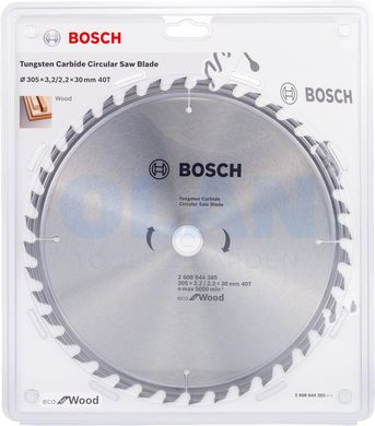 Диск пиляльний Bosch Eco WO 305x30-40T