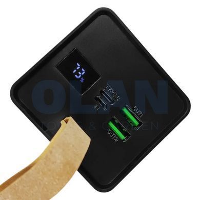 Повербанк портативна батарея  50.000 mAh. чорний - GP-50BQC. швидка зарядка 22.5W GRUNHELM