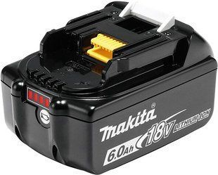 Акумулятор LXT BL1860B (Li-Ion, 18В, 6Аг, індикація розряду) 632F69-8 Makita