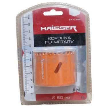 Коронка біметал HAISSER 60мм 2117660