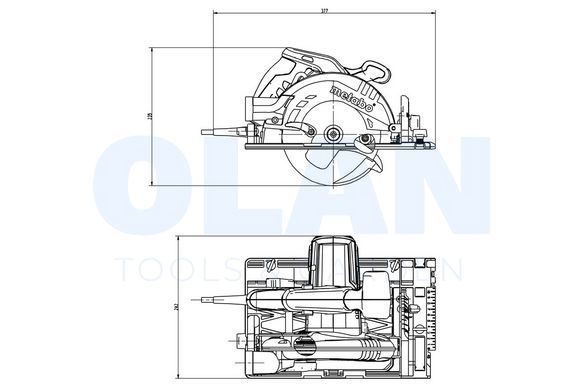 KS 55 FS Set Пила дискова ручна