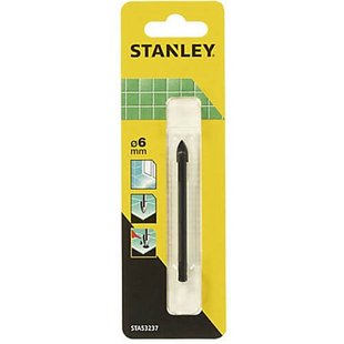 Свердло по шклу кераміці Stanley 10мм STA53247