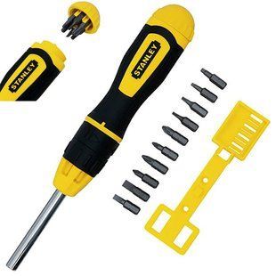 Викрутка Multibit з храповим механізмом + 10 біт STANLEY