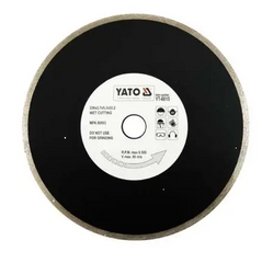 Диск алмазний суцільний 230 мм YATO YT-6015, 2.7х5.3 мм, 22.2 мм