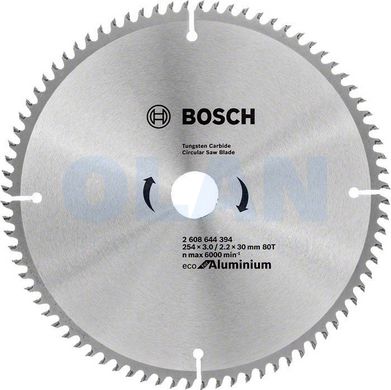 Диск пильний Bosch 254X30 80Z ALU-Multi 2608644394