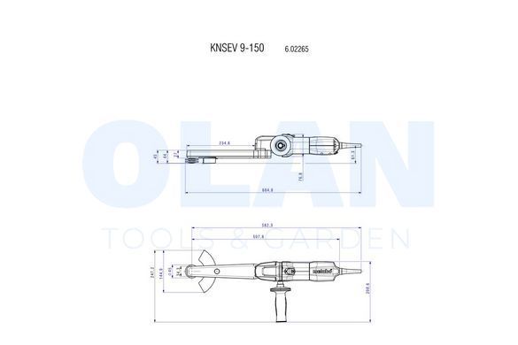 KNSE 9-150 Set Шліфувальні машини для кутових зварних швів