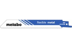 100 пилкових полотен для шабельних пилок «flexible metal», 150 x 0,9 мм