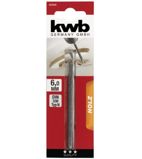 Свердло фрезерне по дереву 6 мм, KWB (494000)