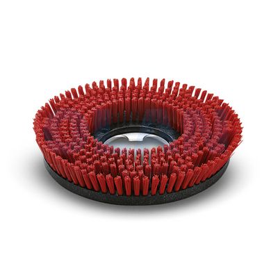 Disc brush red complete D41, середній, червоний, 406 mm