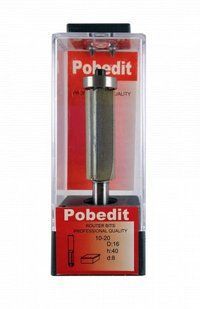 Фреза обкатувальна пряма двоножова з нижнім підшипником D-16 мм, d-8 мм Pobedit P-1020-08-1640
