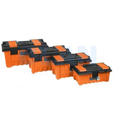 Кейс для інструментів, Extra-Wide помаранчевий з органайзером 360х200х170, 0,8 кг