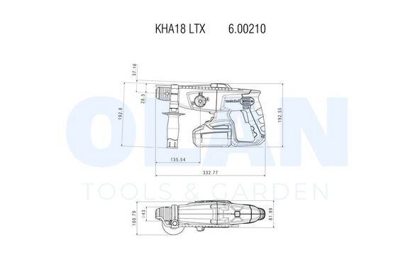 KHA 18 LTX Акумуляторний перфоратор