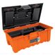 Кейс для інструментів, Extra-Wide помаранчевий з органайзером 360х200х170, 0,8 кг - 1