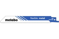 5 пилкових полотен для шабельних пилок «flexible metal», 150 x 0,9 мм