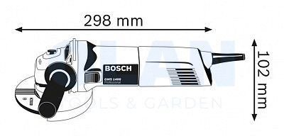 Угловая шлифовальная машина BOSCH GWS 1400