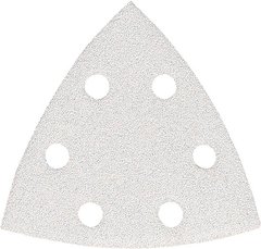 Набір білого трикутного шліфувального паперу 94х94х94 мм К100 6 отворів (10 шт.) P-42715 Makita