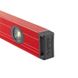 Рівень будівельний Big Red 3 200, 2000 мм, 3 акрилові колби, з ручками, пластикові заглушки, епоксидна поверхня, точність 0,5мм/м - 2