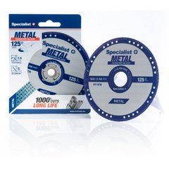 Алмазний відрізний диск Specialist 11/2-VD125R; 125x1,4x22,23 mm