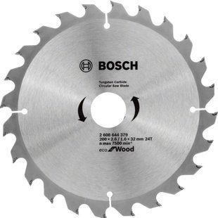 Диск пиляльний Bosch Eco WO 200x32-24T