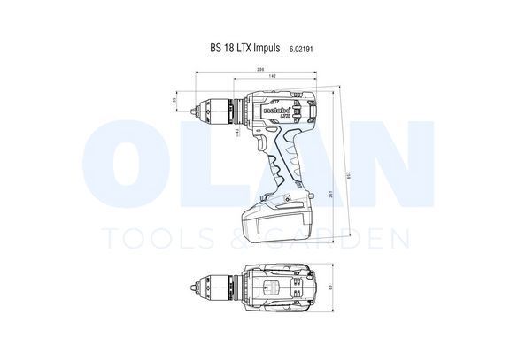 BS 18 LTX Impuls Set Акумуляторний дриль-шуруповерт