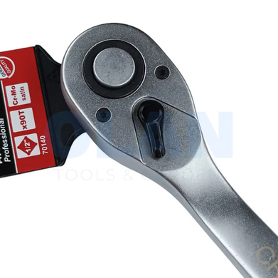 Ключ трещітка  HAISSER 1/2" 90зуб 70140