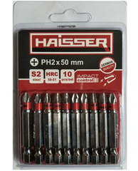 Набір біт Haisser PH2X50 мм 10шт