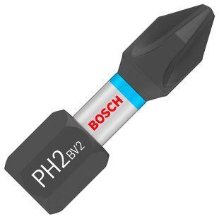 Біта BOSCH 25шт ударна Ph2 25 мм ХН 2607002803