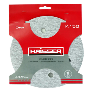 Шліф,папір 225мм ліп (Р150) 5 шт HAISSER 5317333