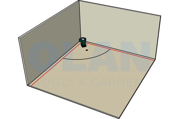 BLL 2-15 Лазерний нівелір для підлоги