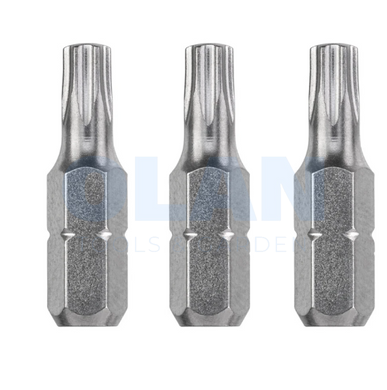 Біта з індустріальної сталі Torx T40, 25 мм, 3 шт, KWB (121240)
