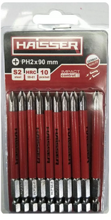 Набір біт Haisser PH2X90 мм 10шт