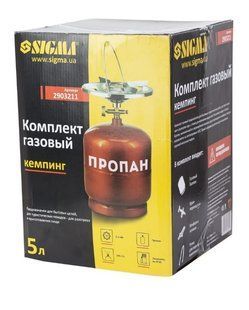 Газовий примус в комплекті 5л Sigma 2903211