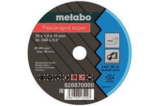 Міні відрізний круг Flexiamant 76x1,0x10 inox 626870000