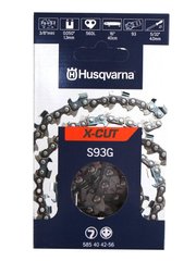 Цепь Husqvarna Chain X-CUT S93G Semi chisel 3/8” mini 1.3mm 5854042-52