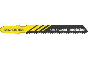 5 пилкових полотен для лобзиків &laquo;basic wood&raquo;, 51/ 2,0 мм