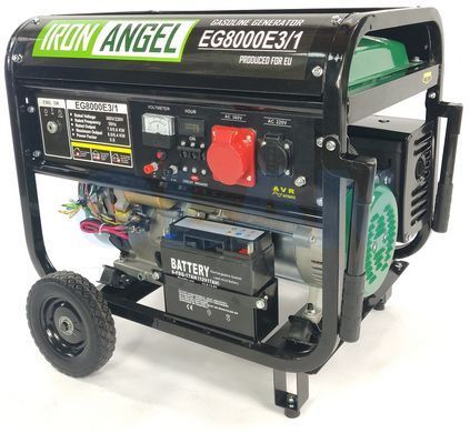 Генератор бензиновий IRON ANGEL EG 8000 E3/1