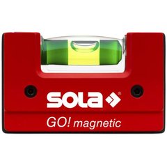 Рівень будівельний Sola Go! магнітний з кліпсою 68 мм