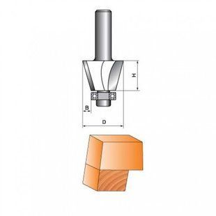 Фреза GLOBUS 1024 кромкова конусна d12-D73-h22-O60