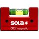 Рівень будівельний Sola Go! магнітний з кліпсою 68 мм - 1