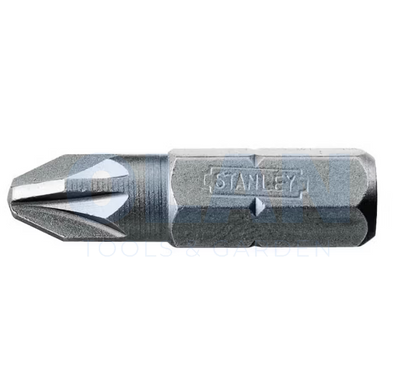 Біта з шестигранним хвостовиком 1/4 під шліц Pz2 довжиною 25 мм STANLEY 1-68-949
