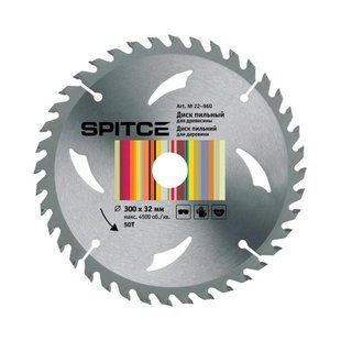 Диск пильний для деревини 300/32 50T Spitce | 22-960