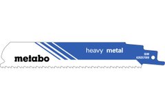 5 пилкових полотен для шабельних пилок «heavy metal», 150 x 1,1 мм