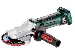 Аккумуляторная угловая шлифовальная машина с плоской головкой Metabo WF 18 LTX 125 Quick (каркас)