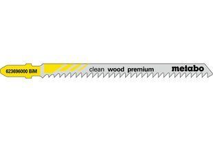 5 пилкових полотен для лобзиків &laquo;clean wood premium&raquo;, 91/ 3,0 мм