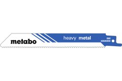 5 пилкових полотен для шабельних пилок «heavy metal», 150 x 1,25 мм