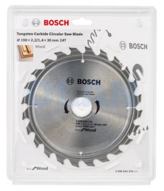 Диск пильный Bosch Eco WO 190x30-24T
