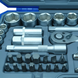 Набір інструментів професійний 1/4" та 1/2" 108 од. Haisser BLACK 70255 - 5