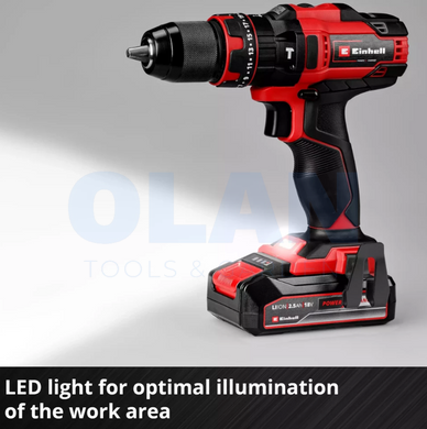 Ударний шуруповерт Einhell TE-CD 18/44 Li-i (1x2,5 Ah) (4514287)